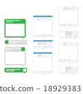 Social Media Post Pop Up Flat Style 18929383