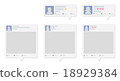 Social Media Post Flat Style 18929384