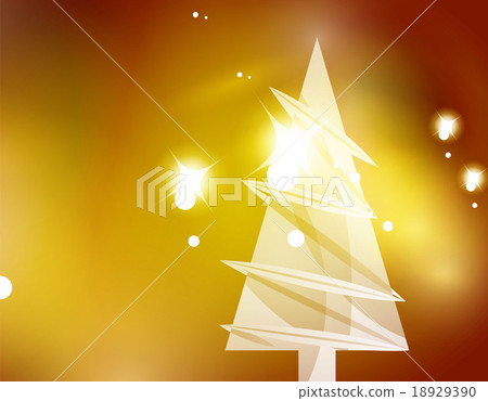 Christmas yellow abstract background with white 18929390