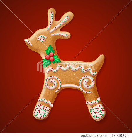 Ornate realistic vector traditional Christmas 18930271