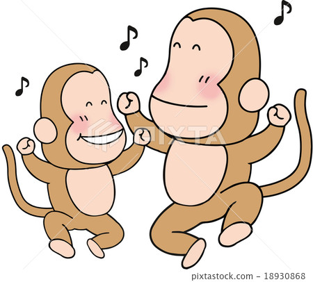 新年的問候_跳舞的親子 18930868