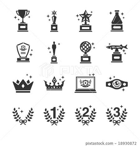 Stock Vector Illustration: Trophy 18930872