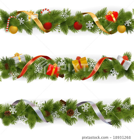 Vector Christmas Border Set 3 Vector Christmas Border Set 3 18931268