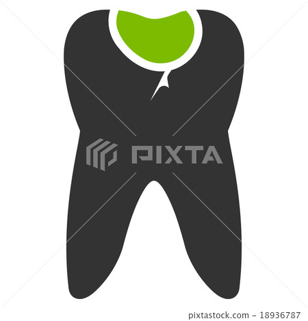 Tooth Caries Icon Tooth Caries Icon 18936787