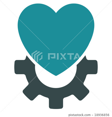 Mechanical Heart Icon Mechanical Heart Icon 18936856