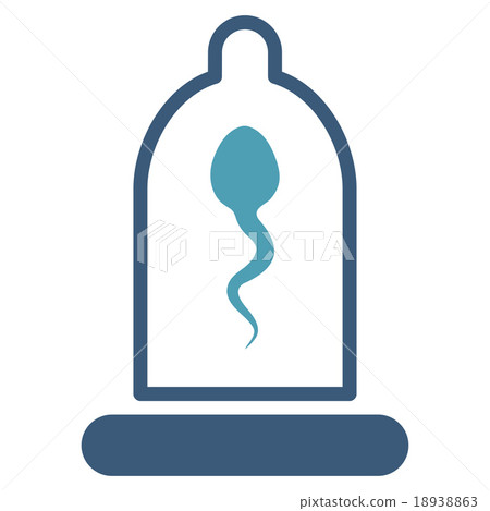 Sperm In Condom Icon Sperm In Condom Icon 18938863
