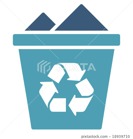 Full Recycle Bin Icon 18939710