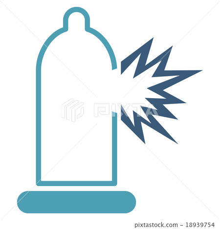 Condom Damage Icon Condom Damage Icon 18939754