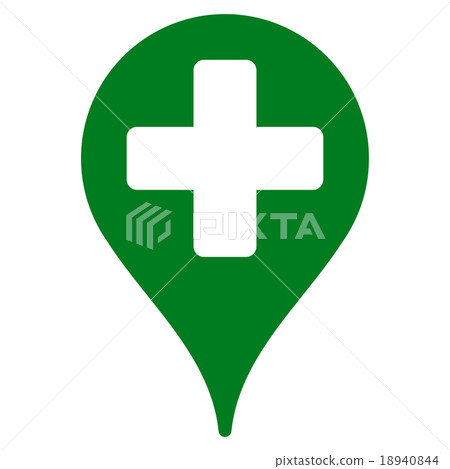 Medical Map Marker Icon 18940844