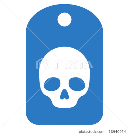 Skull Label Icon Skull Label Icon 18940954