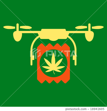Drugs Drone Delivery Icon 18941605