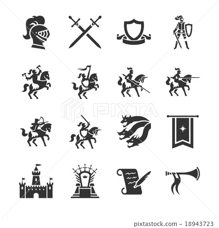 Stock Vector Illustration: The middle ages icon Stock Vector Illustration: The middle ages icon 18943723