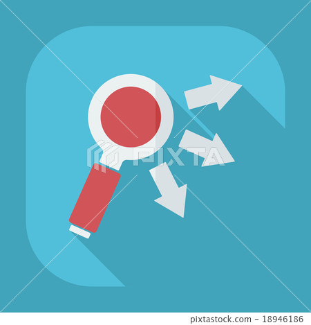 Flat modern design with shadow icons business icon Flat modern design with shadow icons business icon 18946186