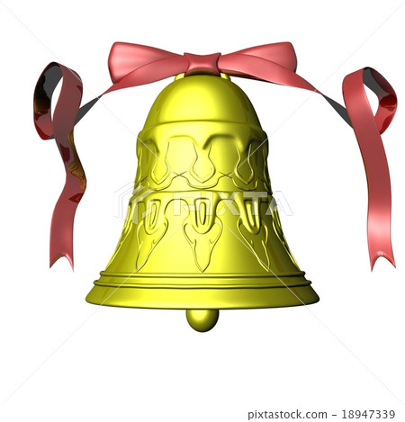 Christmas golden bell 18947339