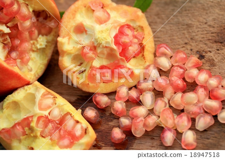 tasty fresh pomegranate fruit tasty fresh pomegranate fruit 18947518