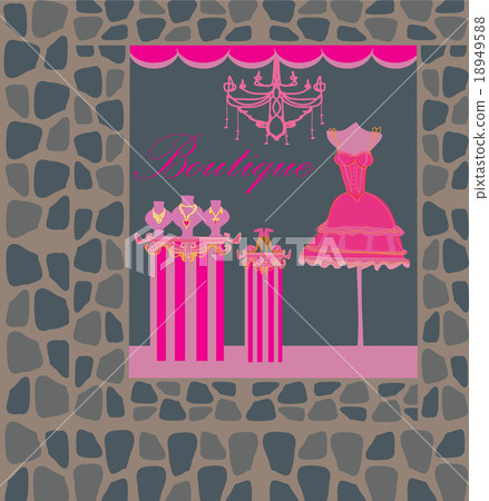 Storefront elegant boutique Storefront elegant boutique 18949588