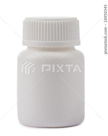 Closed bottle close up isolated on white Closed bottle close up isolated on white 18950345