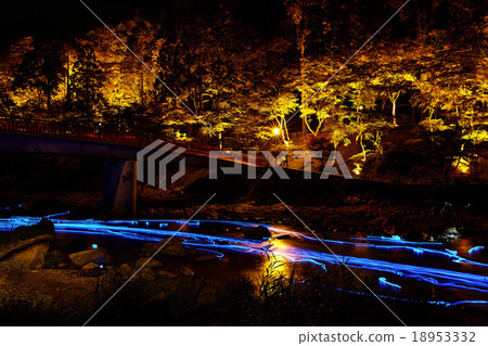 愛知縣 Korankei 點亮藍色 LED 水槽 愛知縣 Korankei 點亮藍色 LED 水槽 18953332