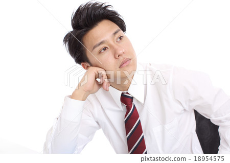 驚呆了的商人 18954575