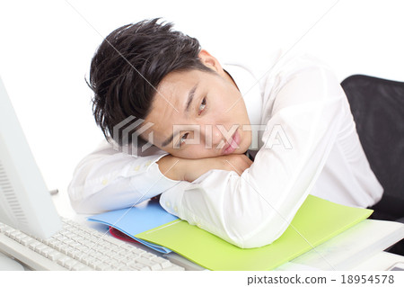 驚呆了的商人 18954578