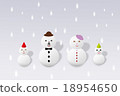 Snowman family 18954650