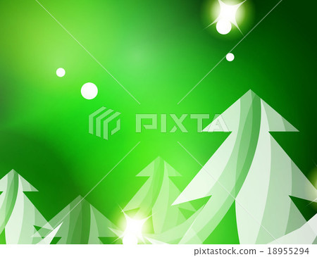 Christmas green abstract background with white 18955294