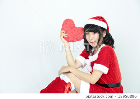 Young lady Santa Claus Young lady Santa Claus 18956890