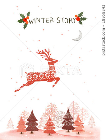 Merry Christmas Illustration 18958843