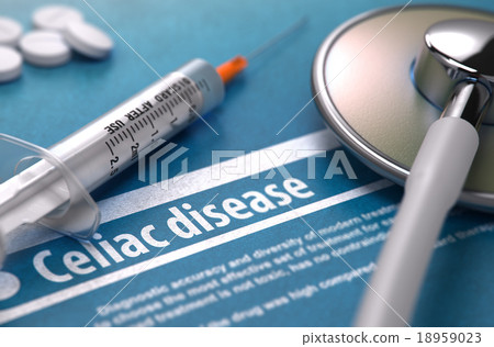 Diagnosis - Celiac disease. Medical Concept. 18959023