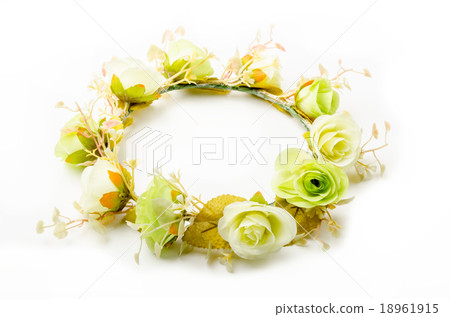 forest coronal or colorful fake flower crown. forest coronal or colorful fake flower crown. 18961915