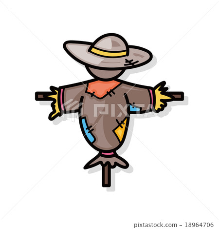 Scarecrow doodle Scarecrow doodle 18964706