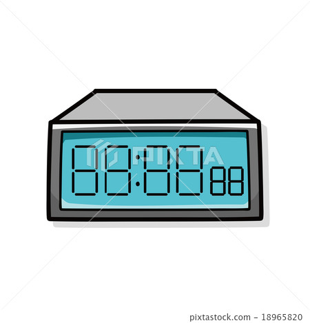clock doodle 18965820