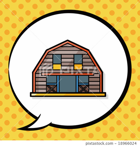 barn doodle, speech bubble 18966024