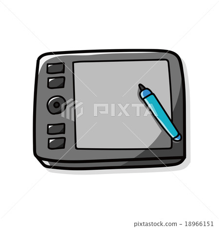 computer doodle computer doodle 18966151