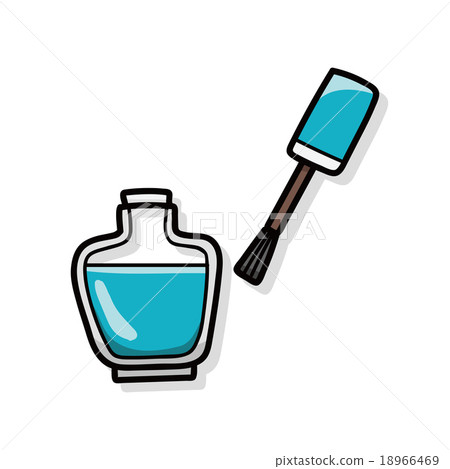 Nail Polish doodle Nail Polish doodle 18966469