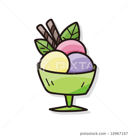 ice cream doodle ice cream doodle 18967187