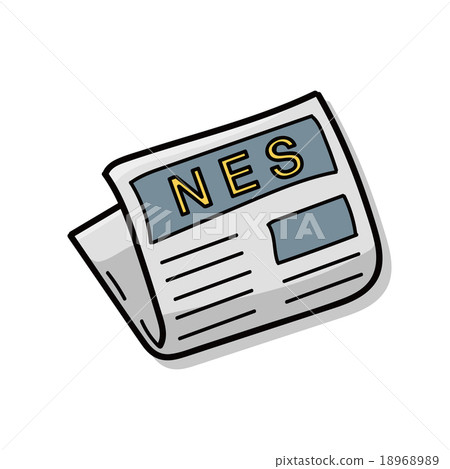 newspaper doodle newspaper doodle 18968989