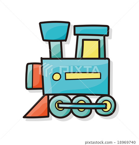 toy train doodle 18969740