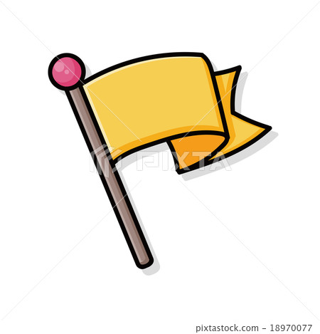 race flag doodle 18970077