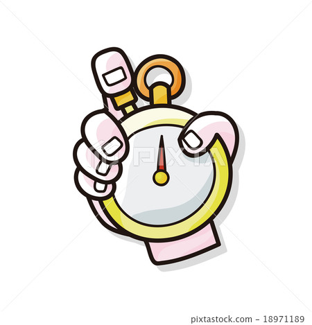 stopwatch doodle stopwatch doodle 18971189