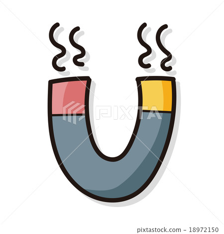 Magnet color doodle Magnet color doodle 18972150