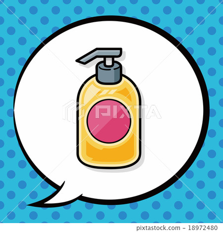 Lotion doodle, speech bubble Lotion doodle, speech bubble 18972480