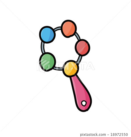 toy rattle doodle 18972550