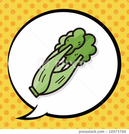 vegetable color doodle, speech bubble vegetable color doodle, speech bubble 18973788