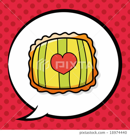 Cushion doodle, speech bubble 18974440