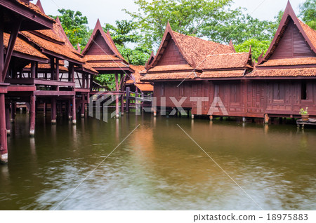 floating market at ancient city floating market at ancient city 18975883