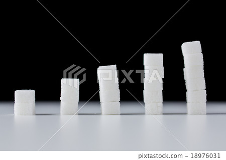 close up of white sugar diagram or chart on table close up of white sugar diagram or chart on table 18976031