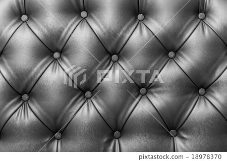 Texture of vintage buttoned leather stylish upholstery 18978370