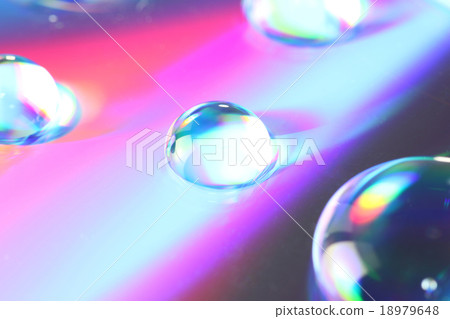 water drops on mix color. 18979648