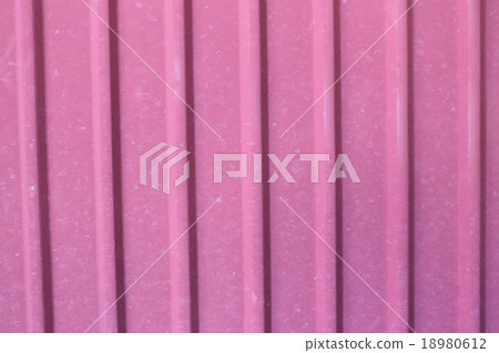 Red old zinc wall. 18980612